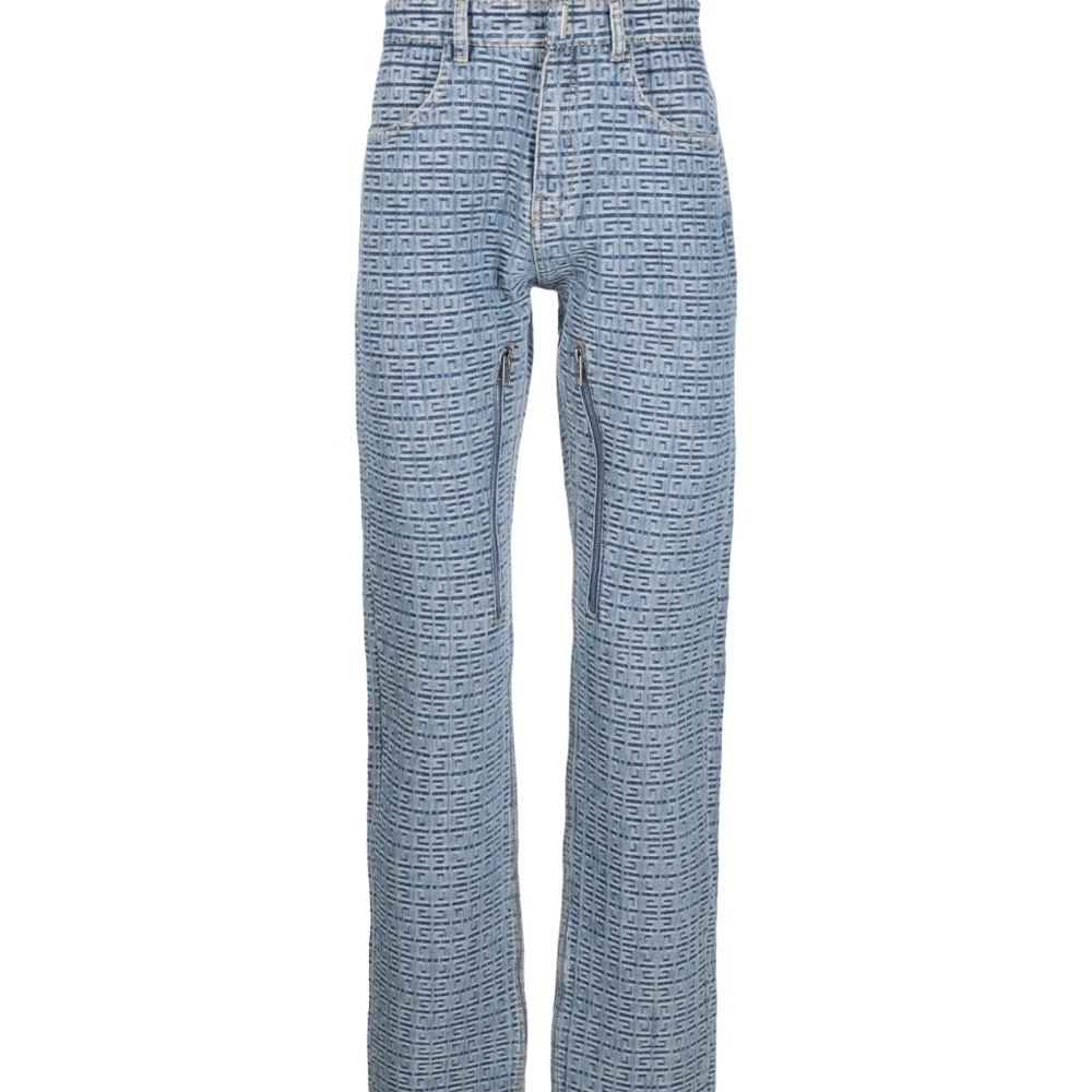 Givenchy 4G Monogram Straight-Leg Jeans